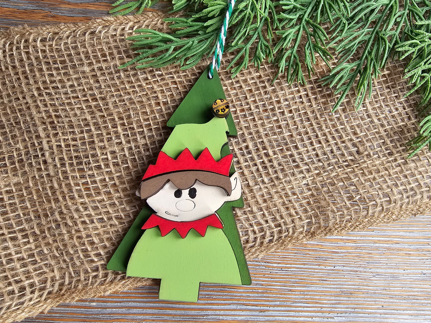 DIY Ornament Kit - Elf Christmas Tree Ornament