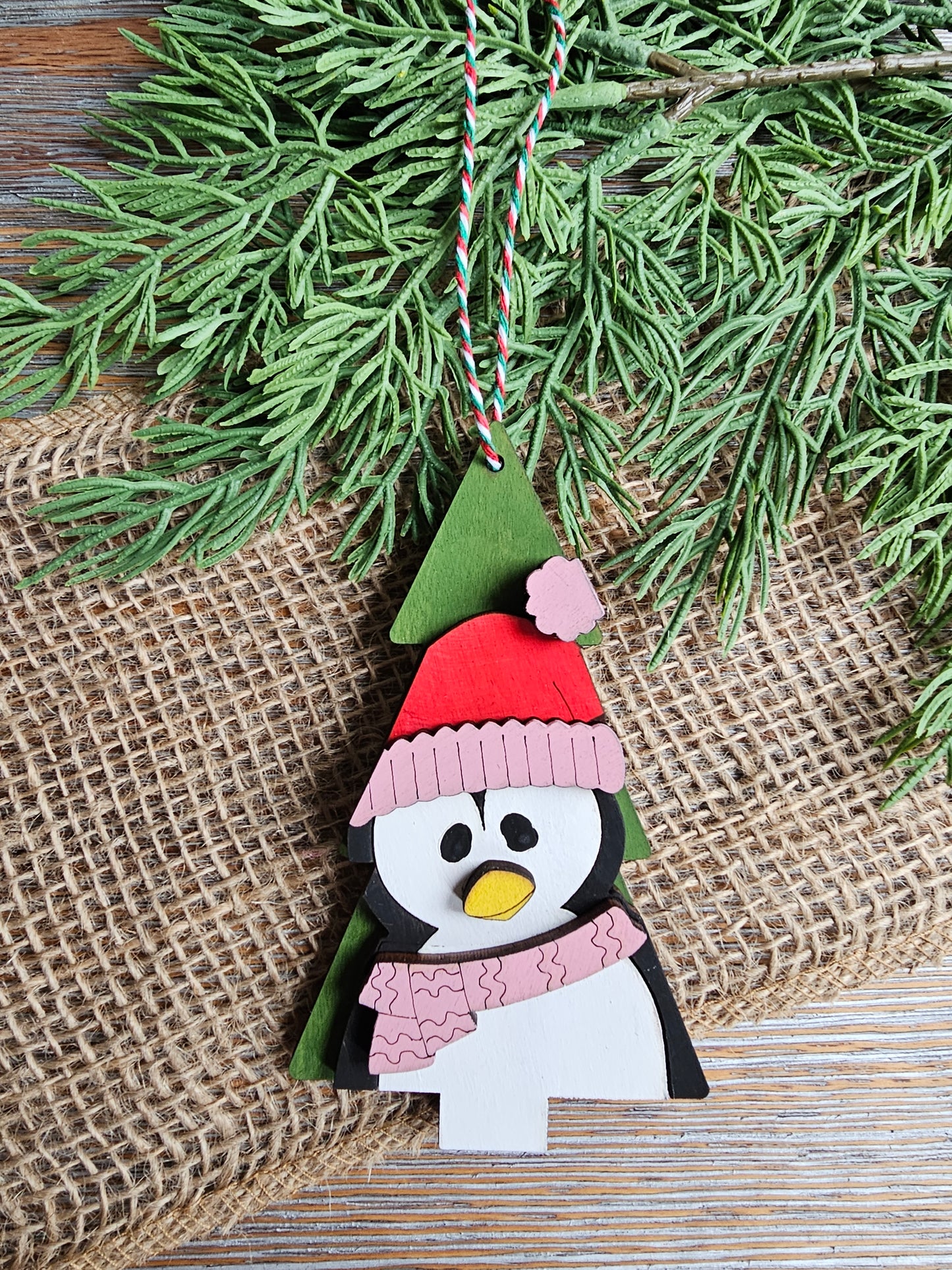 DIY Ornament Kit - Penguin Christmas Tree Ornament