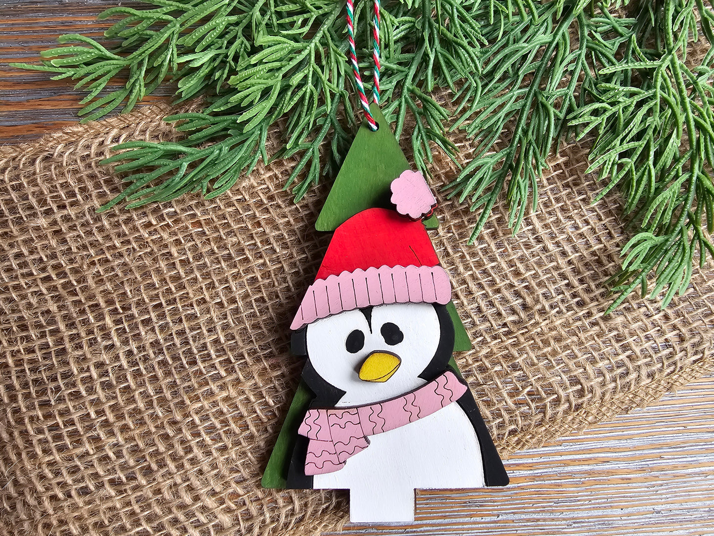 DIY Ornament Kit - Penguin Christmas Tree Ornament