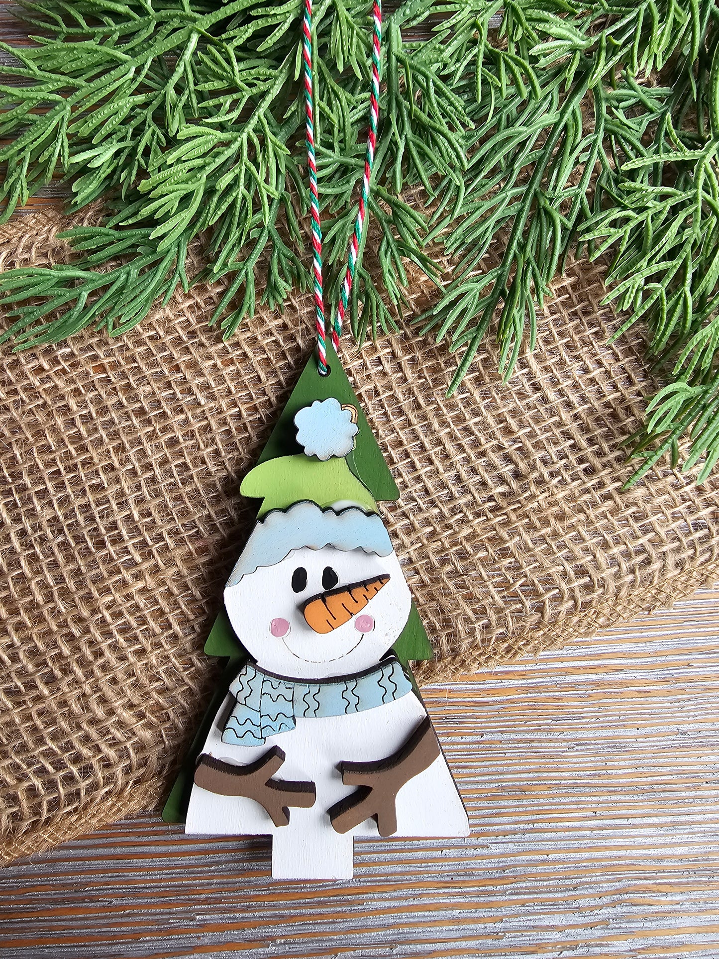 DIY Ornament Kit - Snowman Christmas Tree Ornament