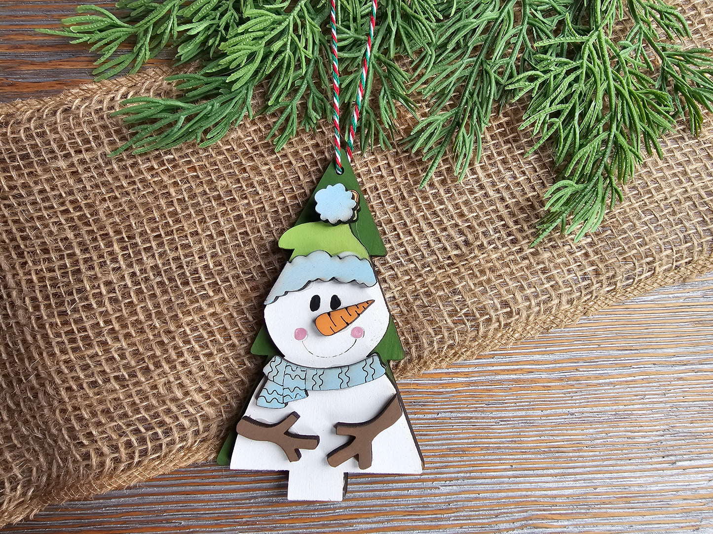 DIY Ornament Kit - Snowman Christmas Tree Ornament