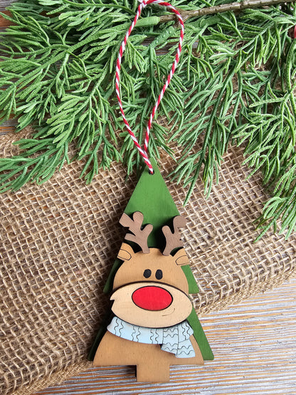 DIY Ornament Kit - Reindeer Christmas Tree Ornament