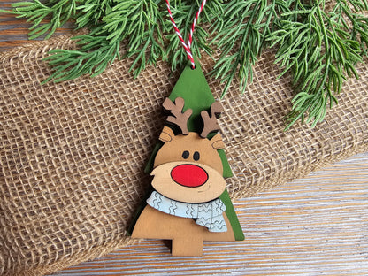 DIY Ornament Kit - Reindeer Christmas Tree Ornament