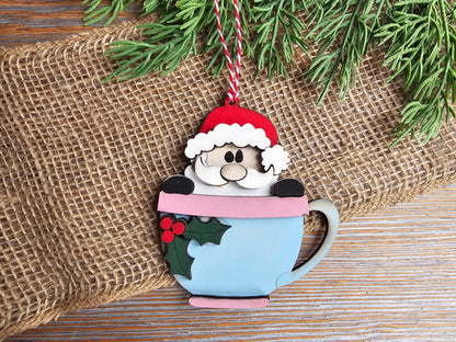 DIY Ornament Kit - Santa Mug Ornament