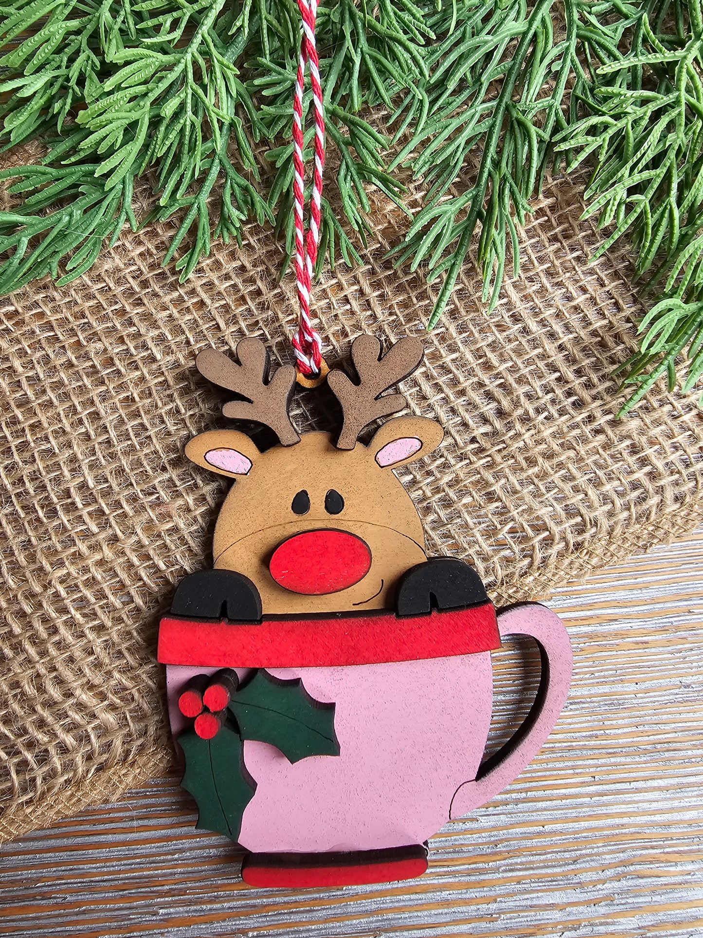 DIY Ornament Kit - Reindeer Mug Ornament