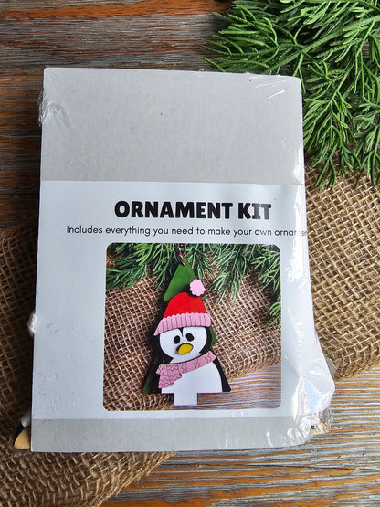 DIY Ornament Kit - Penguin Christmas Tree Ornament