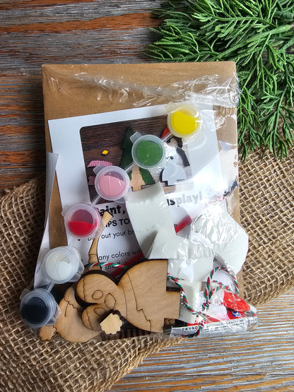 DIY Ornament Kit - Penguin Christmas Tree Ornament