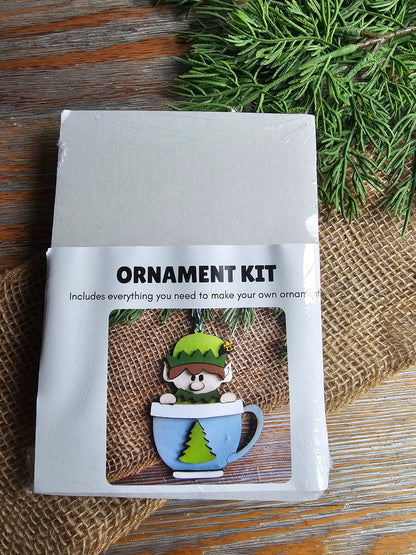 DIY Ornament Kit - Elf Mug Ornament