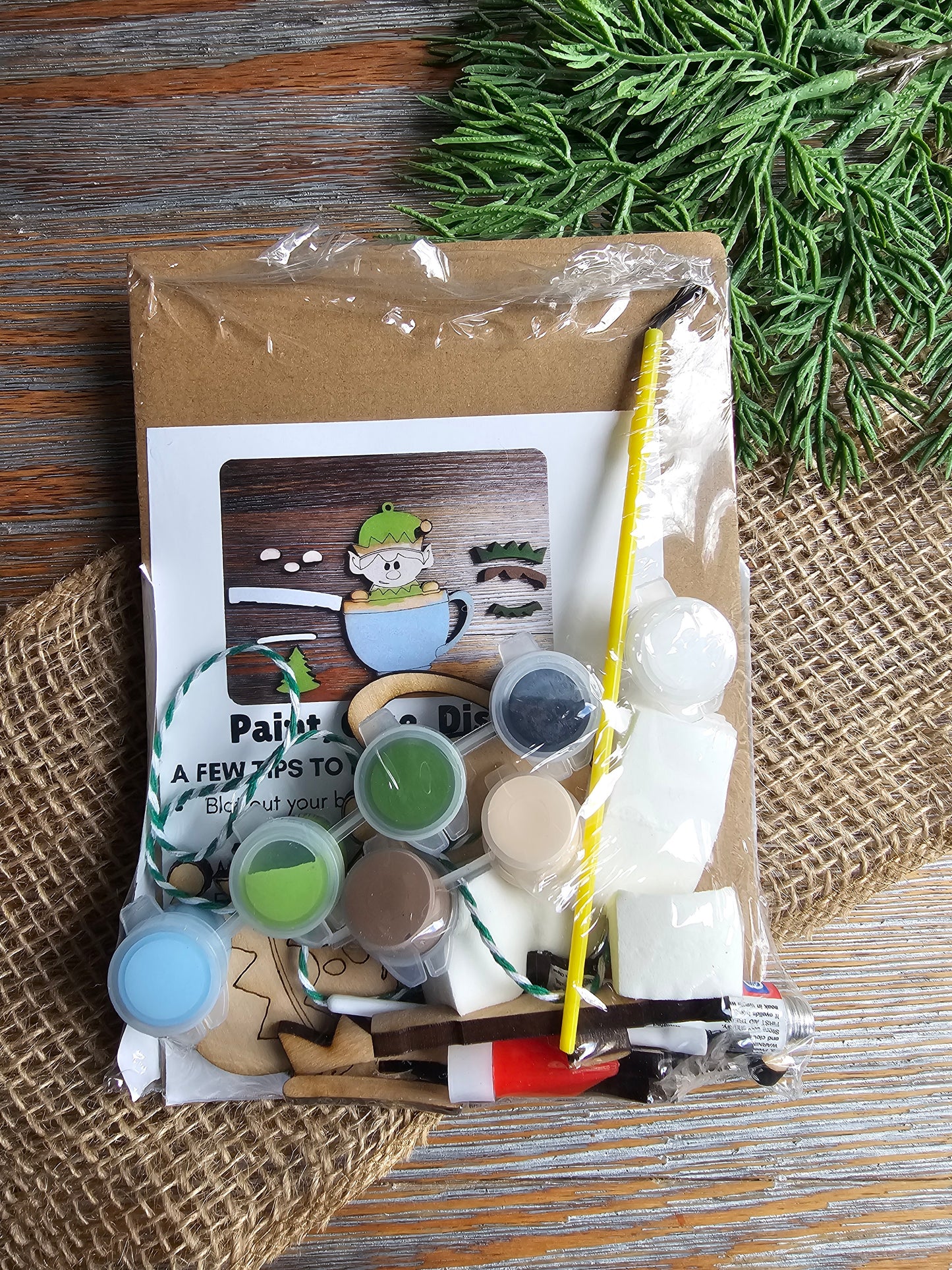 DIY Ornament Kit - Elf Mug Ornament