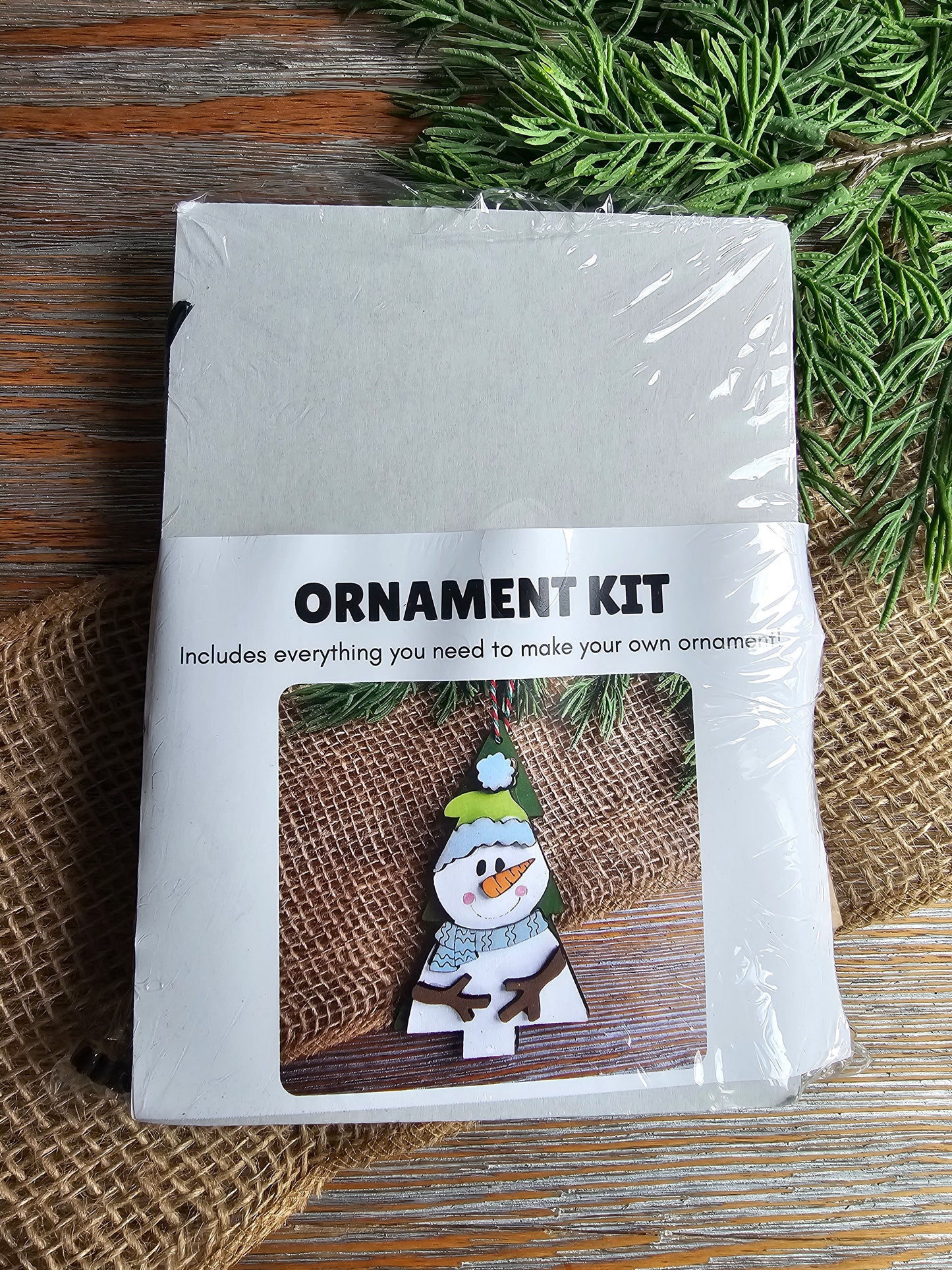 DIY Ornament Kit - Snowman Christmas Tree Ornament