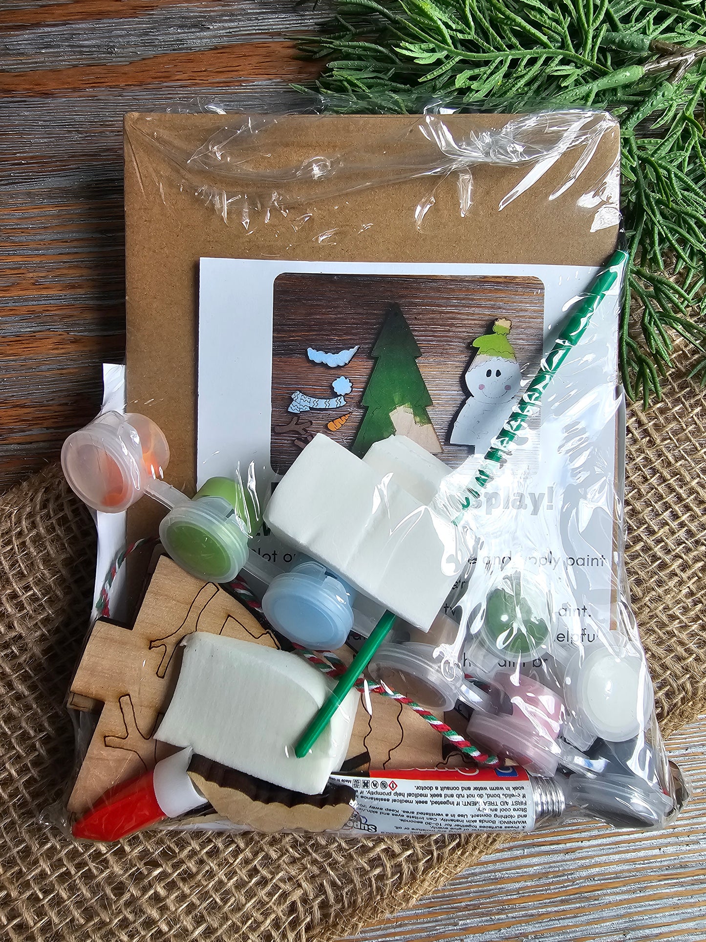 DIY Ornament Kit - Snowman Christmas Tree Ornament