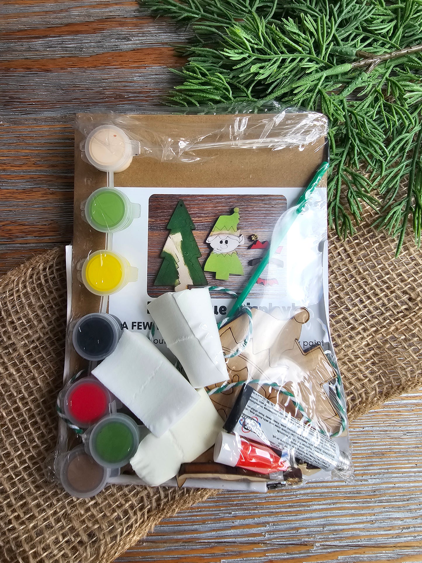 DIY Ornament Kit - Elf Christmas Tree Ornament