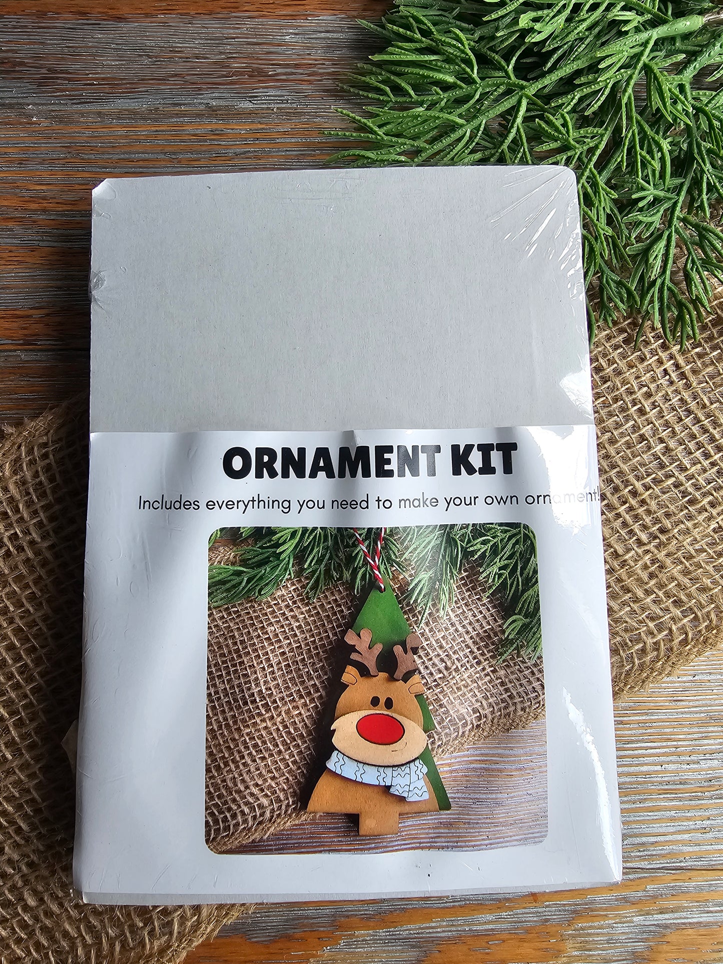 DIY Ornament Kit - Reindeer Christmas Tree Ornament