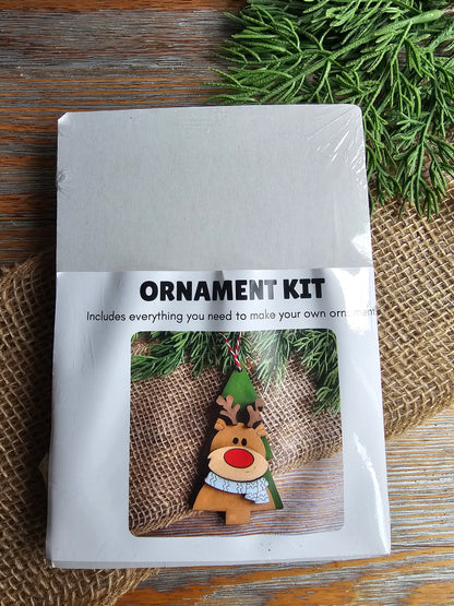 DIY Ornament Kit - Reindeer Christmas Tree Ornament