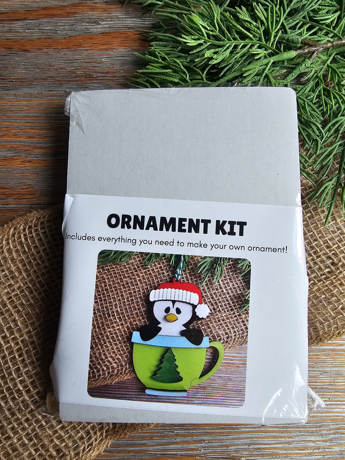 DIY Ornament Kit - Penguin Mug Ornament