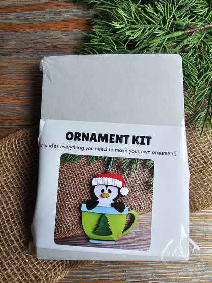 DIY Ornament Kit - Penguin Mug Ornament