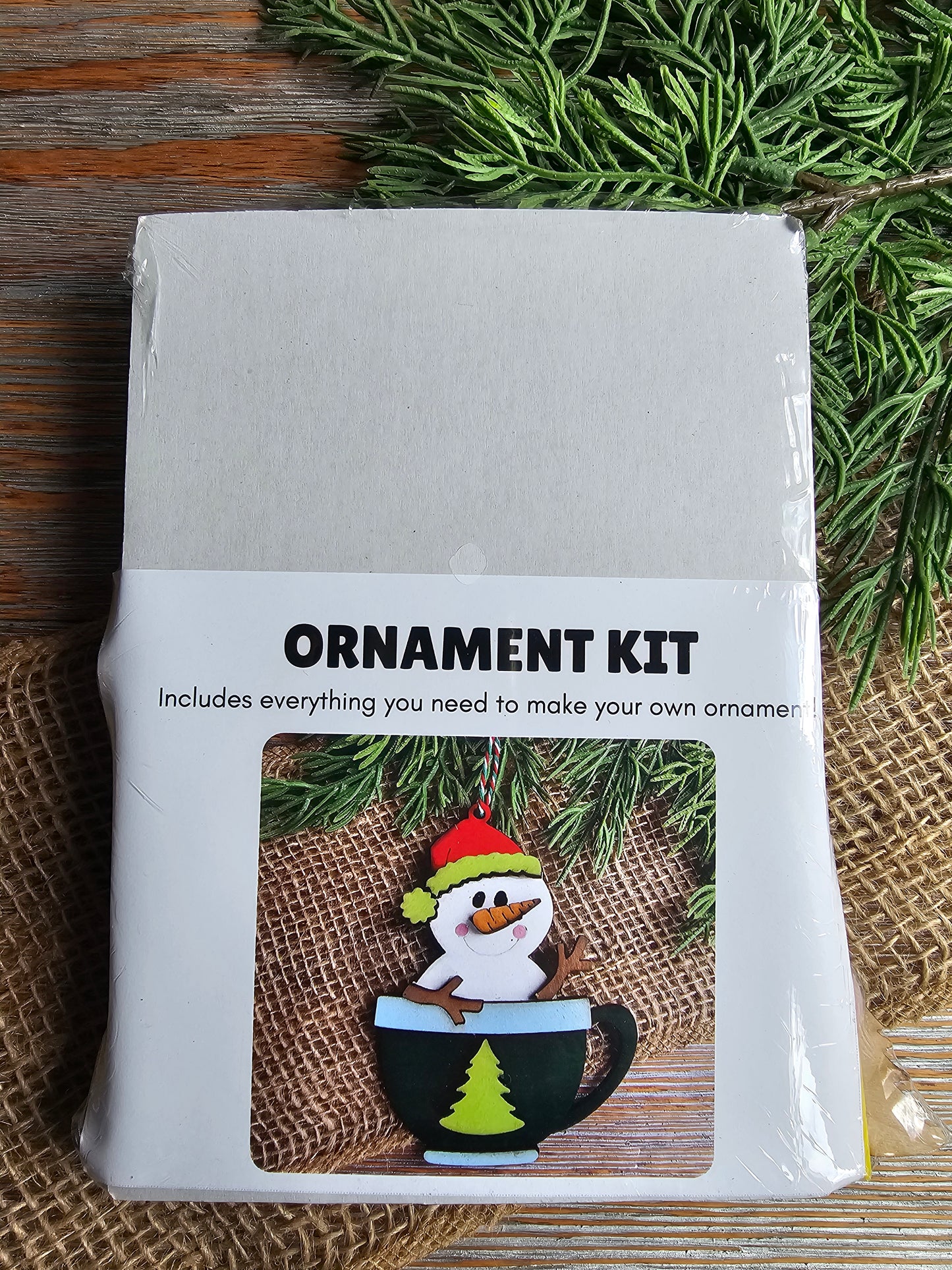 DIY Ornament Kit - Snowman Mug Ornament