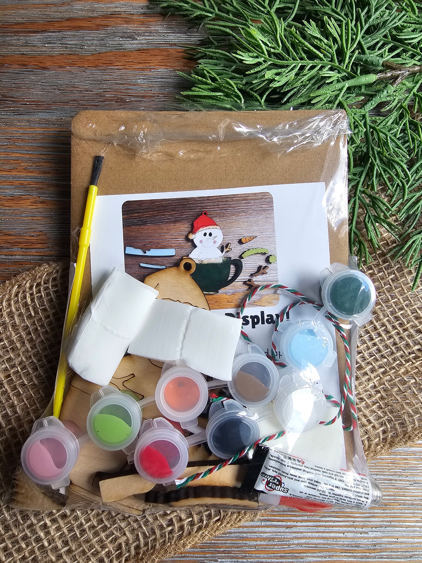 DIY Ornament Kit - Snowman Mug Ornament