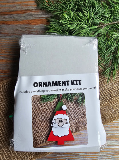 DIY Ornament Kit - Santa Christmas Tree Ornament