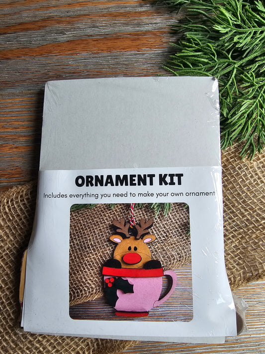 DIY Ornament Kit - Reindeer Mug Ornament