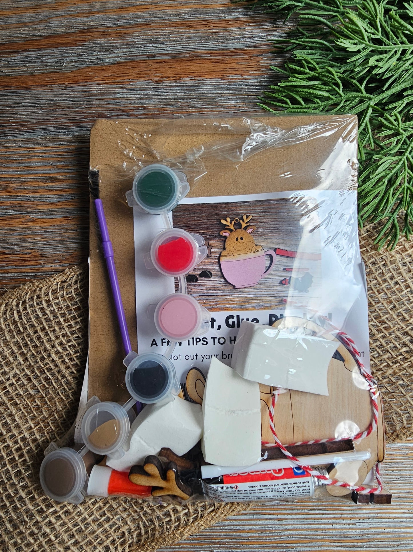 DIY Ornament Kit - Reindeer Mug Ornament