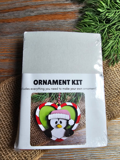 DIY Ornament Kit - Penguin Heart Ornament