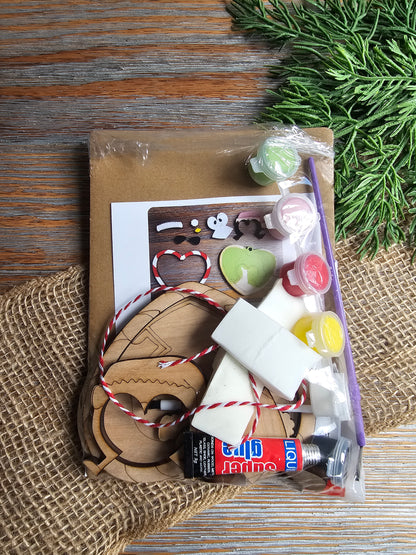 DIY Ornament Kit - Penguin Heart Ornament