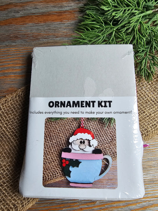 DIY Ornament Kit - Santa Mug Ornament