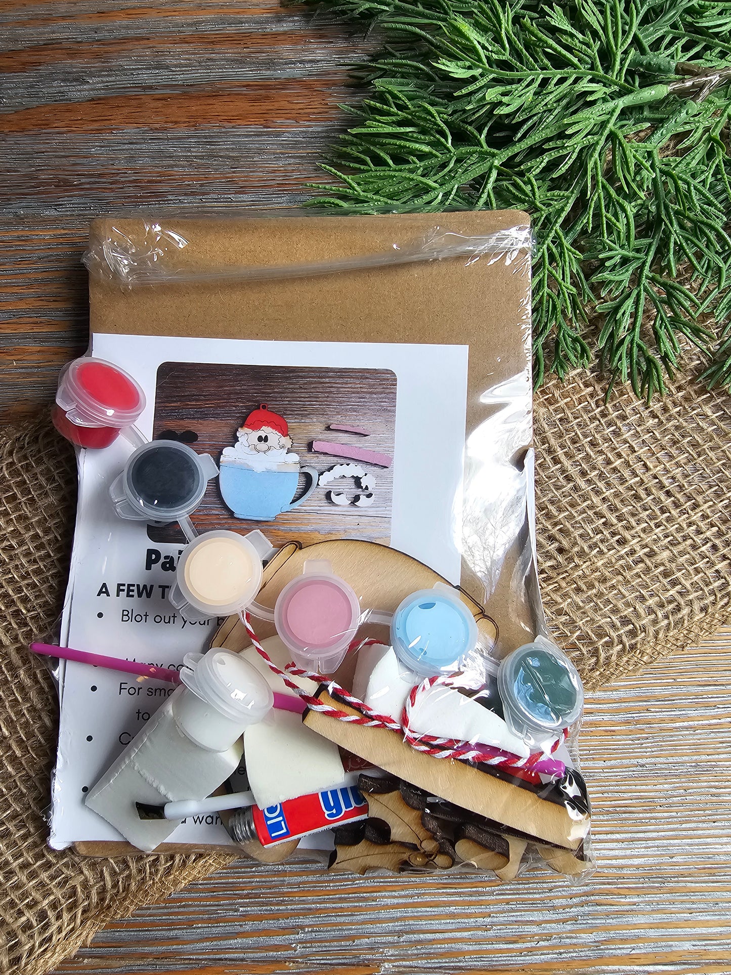 DIY Ornament Kit - Santa Mug Ornament