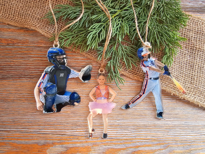 Custom Photo Ornament - Hit Dogs Fundraiser