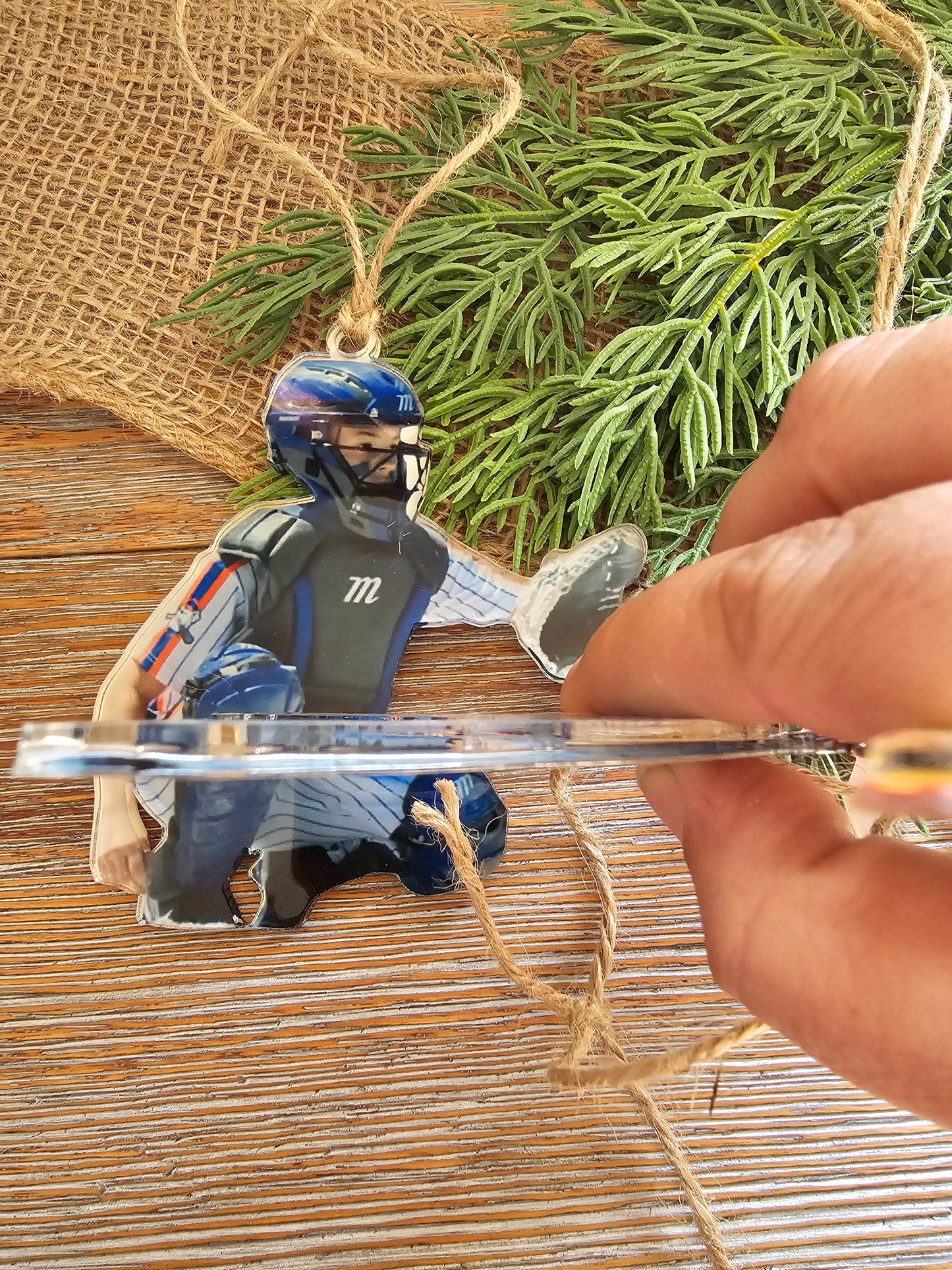 Personalized Cut-Out Photo Ornament – Custom Sports, Dance, Kids & More!