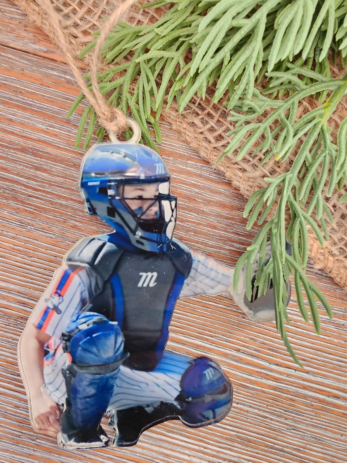 Personalized Cut-Out Photo Ornament – Custom Sports, Dance, Kids & More!