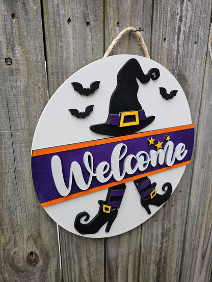 Welcome Witch Door Sign