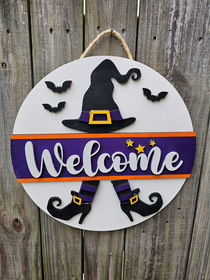 Welcome Witch Door Sign