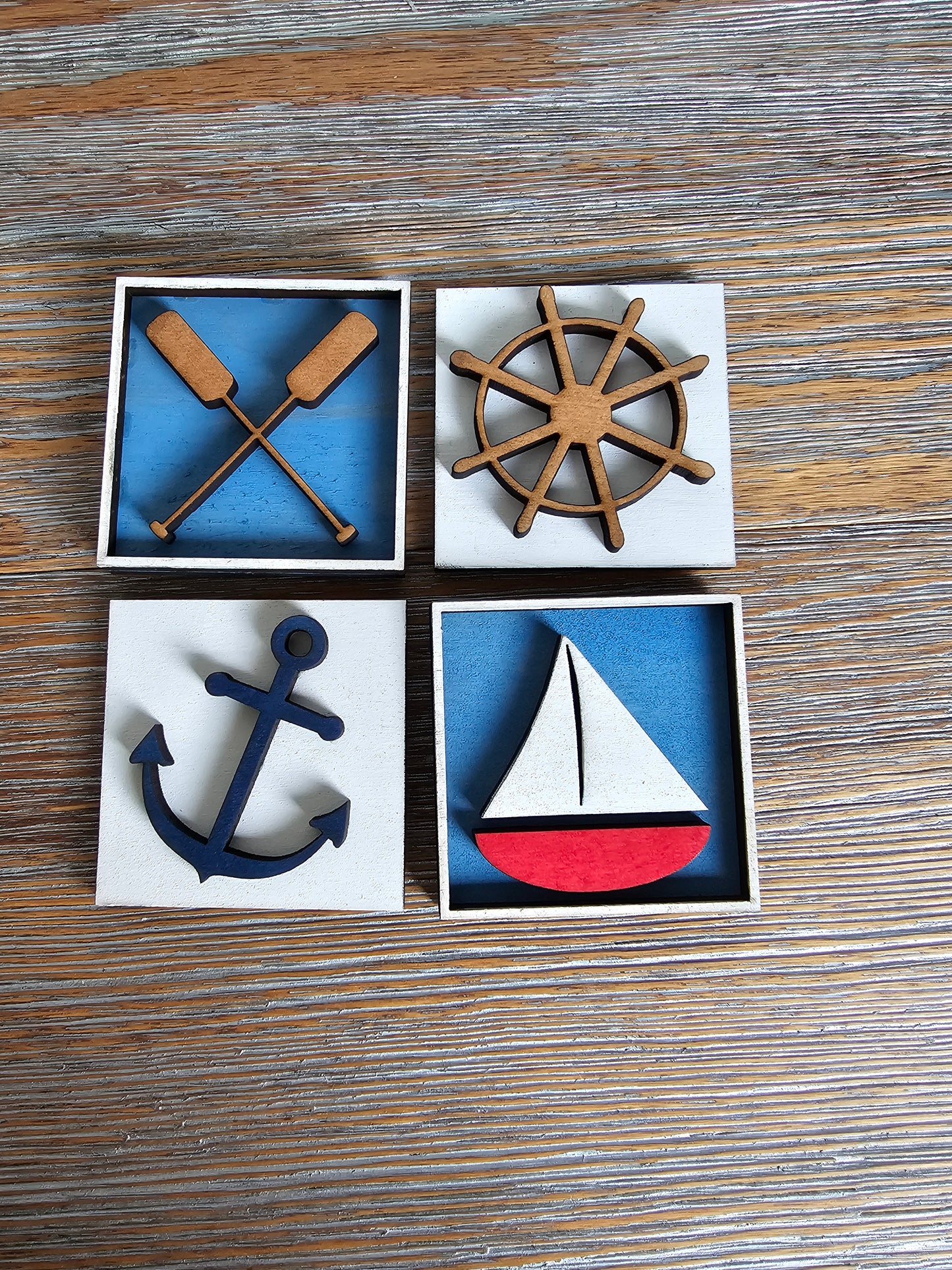 Lake Life Interchangeable Tile Set - Set of 4