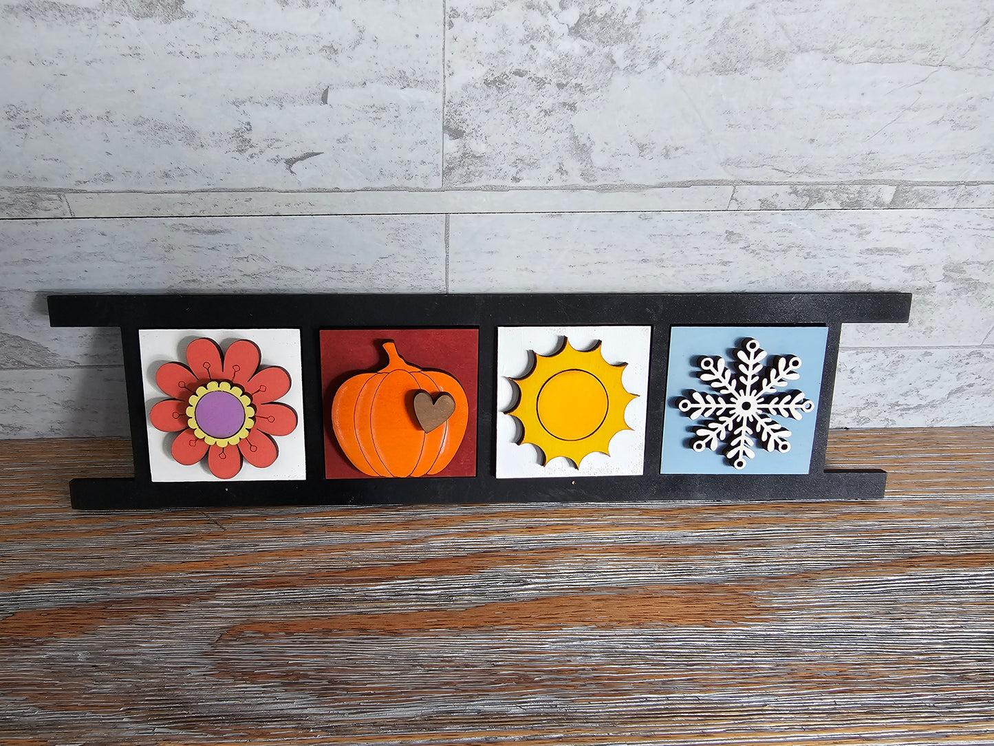 Four Seasons Interchangeable Tile Set - Set of 4