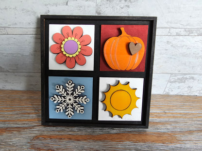 Four Seasons Interchangeable Tile Set - Set of 4