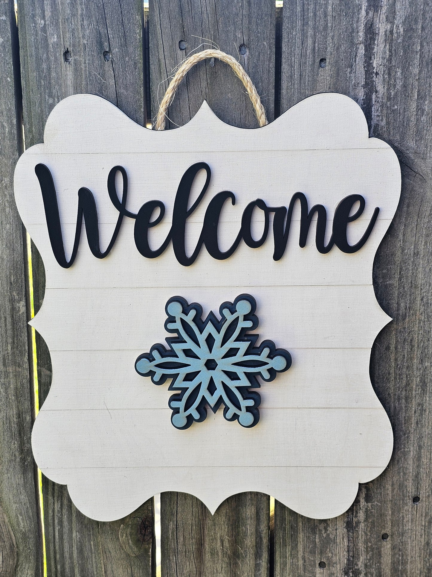 Welcome Interchangeable Door Sign
