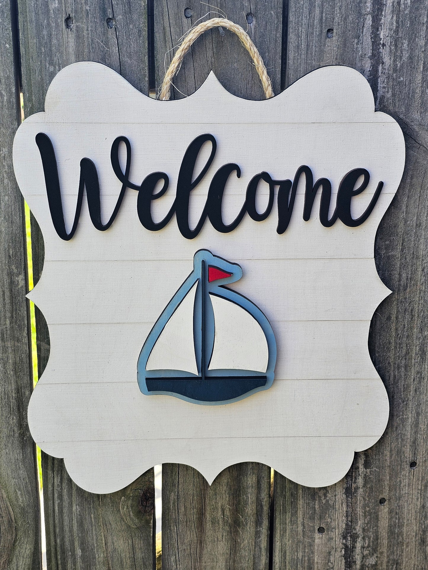 Welcome Interchangeable Door Sign