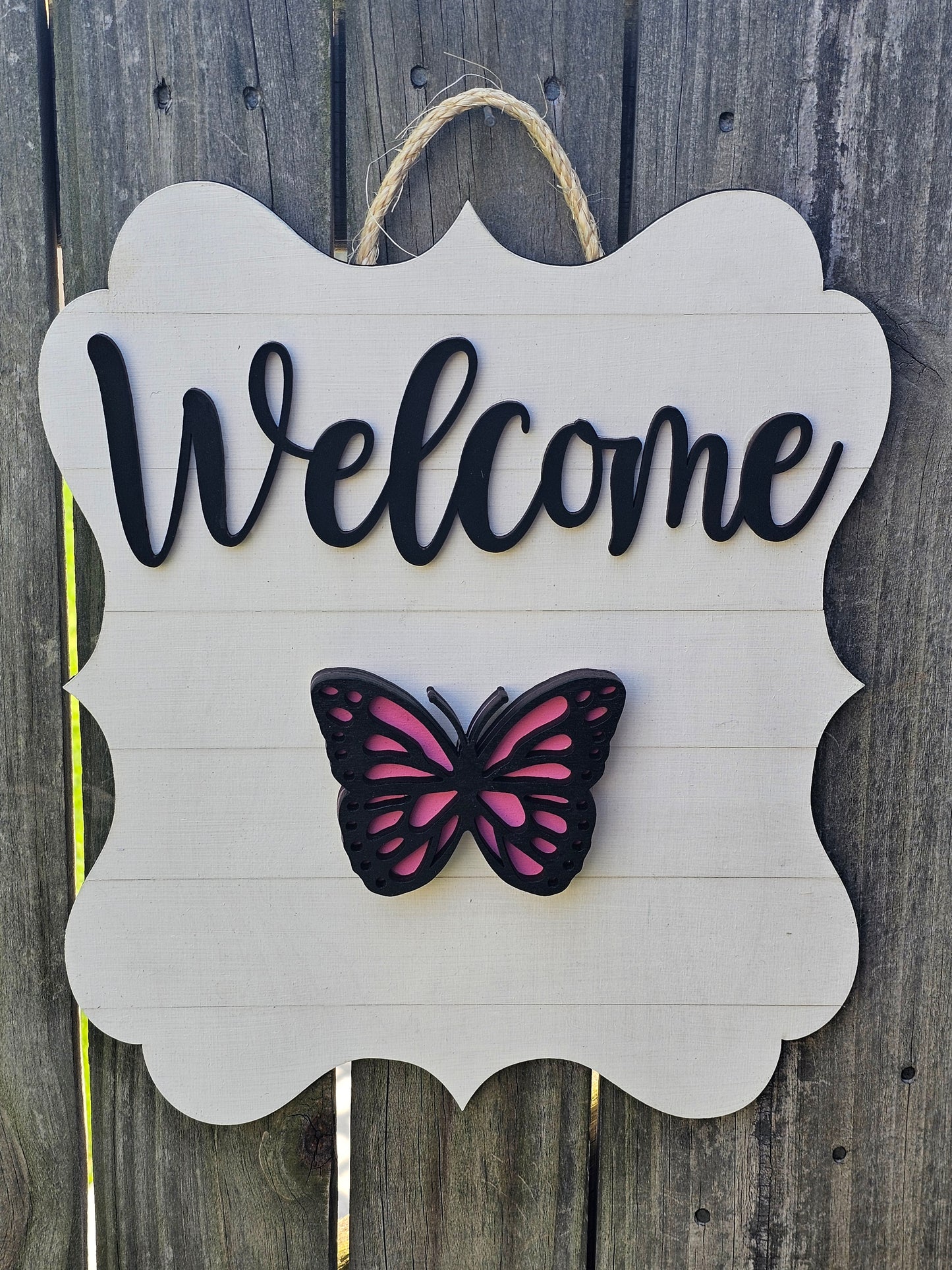 Welcome Interchangeable Door Sign