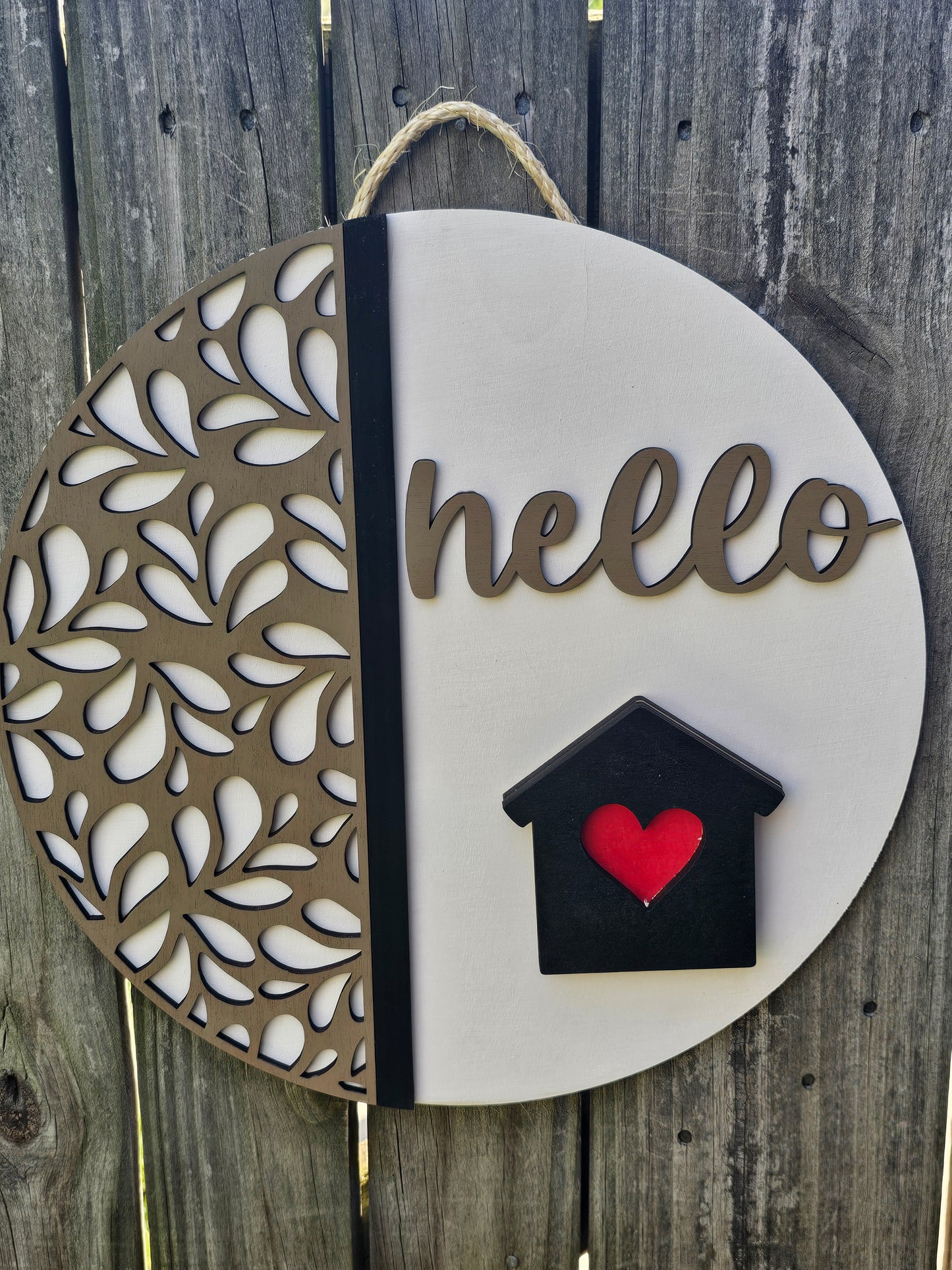 Hello Interchangeable Door Sign