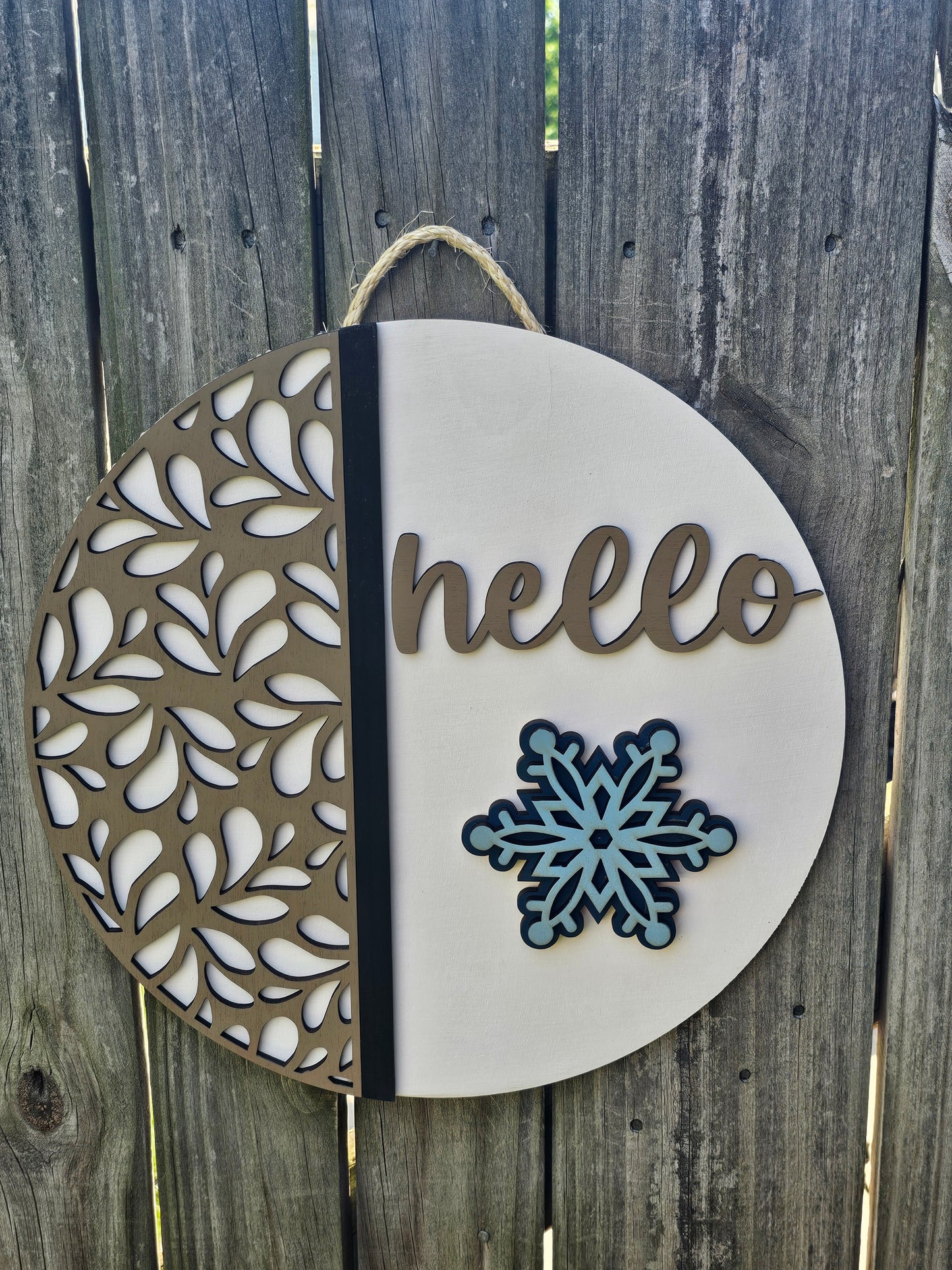 Hello Interchangeable Door Sign