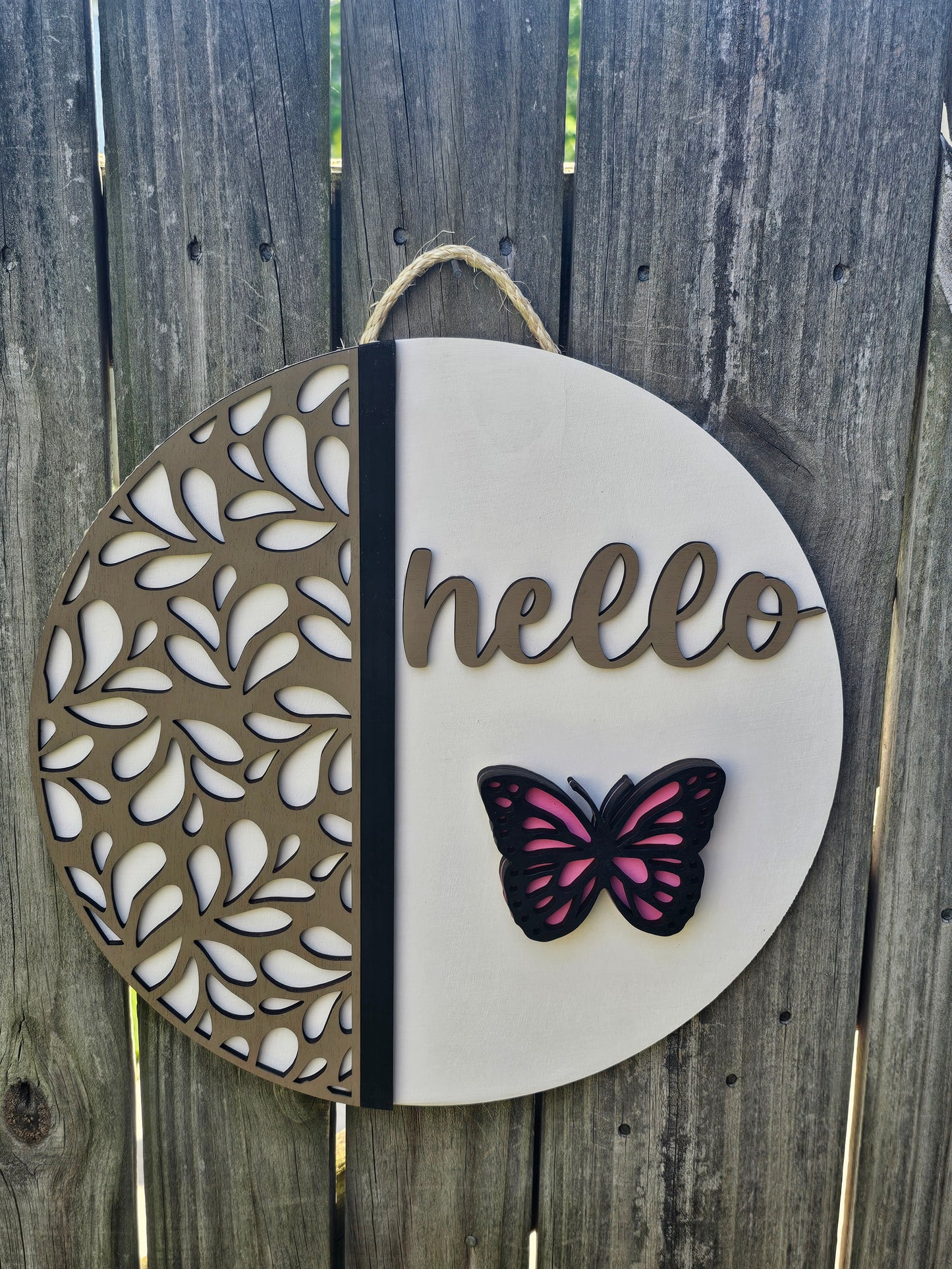 Hello Interchangeable Door Sign