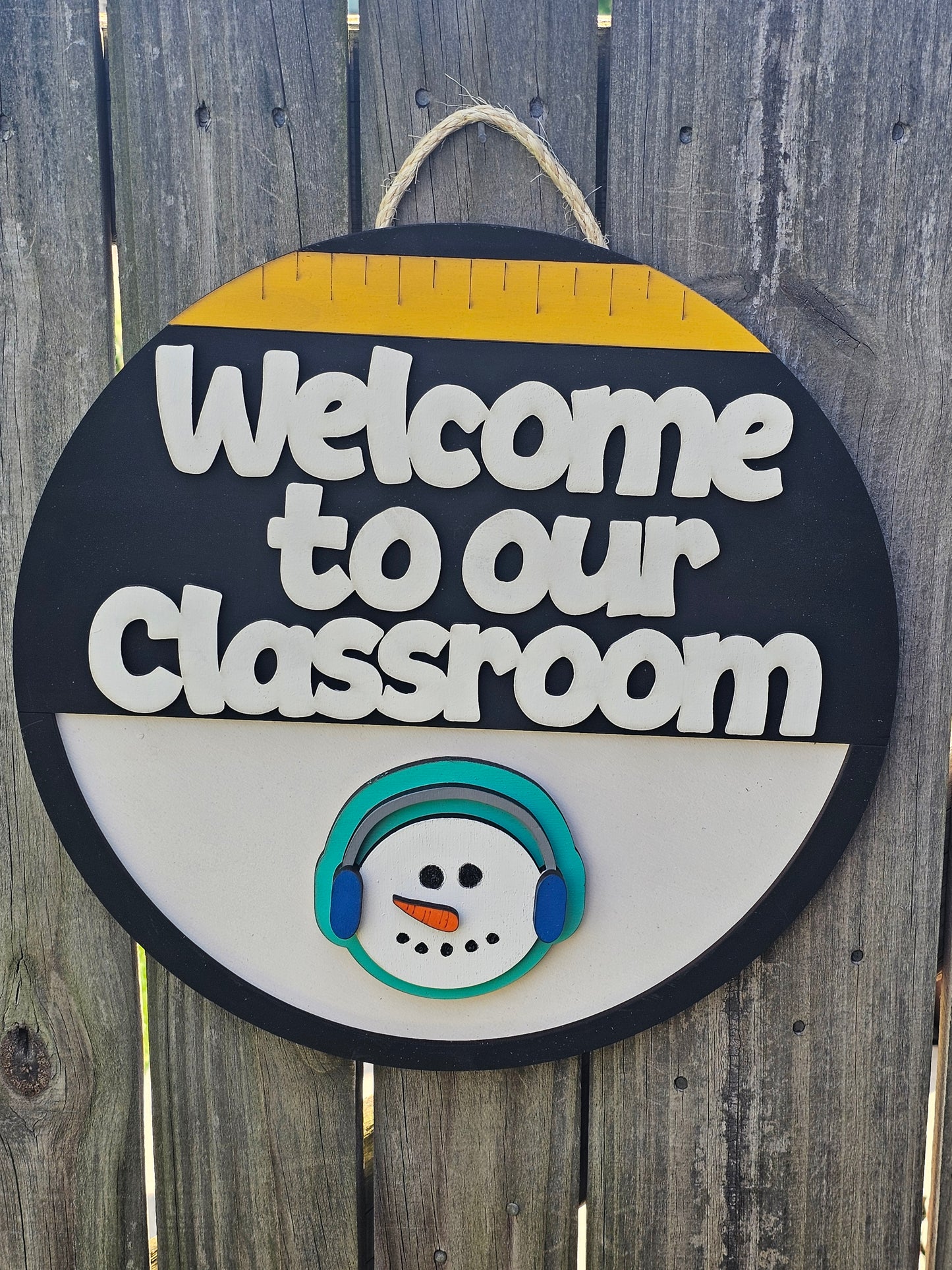 Welcome to Our Classroom Interchangeable Door Sign