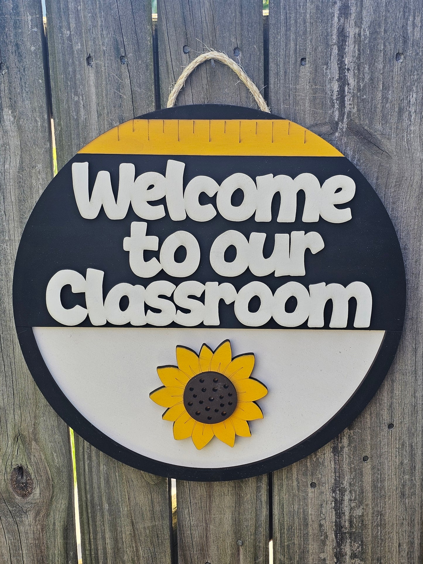 Welcome to Our Classroom Interchangeable Door Sign