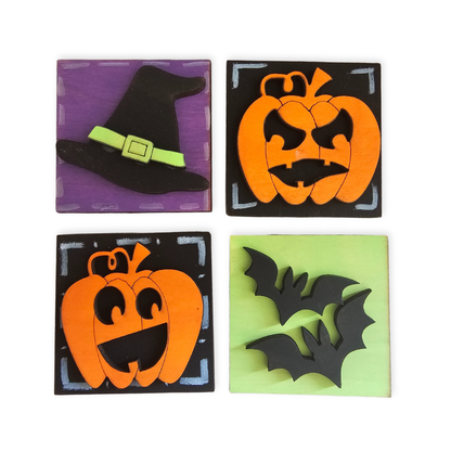 Halloween Interchangeable Tile Set - Set of 4