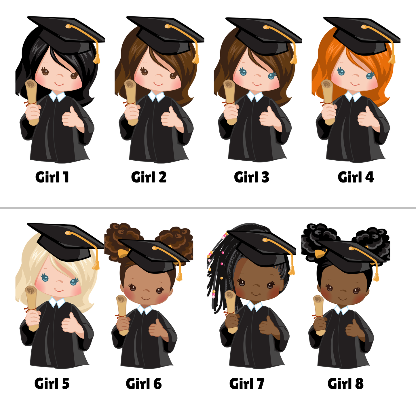 Pre-K Graduation Girl Personalized Puzzle