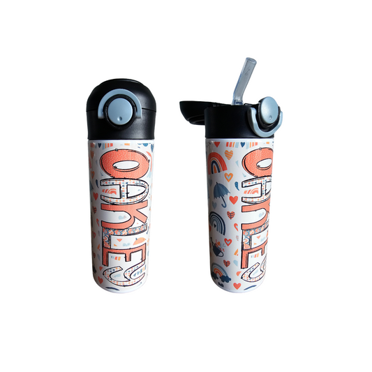 Coral Spring Themed Personalized Water Bottle
