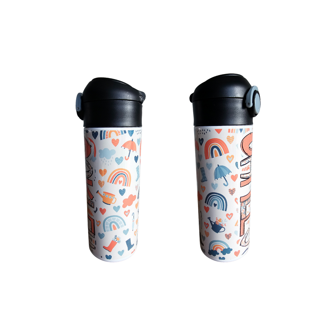 Coral Spring Themed Personalized Water Bottle