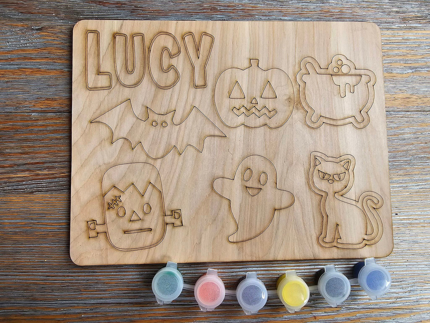 Halloween Paint Board - Personalized